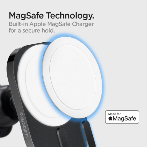 Kup Upevnění do auta s bezdrátovou nabíječkou Spigen ITM12W OneTap Pro 3 Magnetic MagSafe Vent Car Mount Wireless Charger Black - SPN2855 - {ean13} - Sklep Home Screen