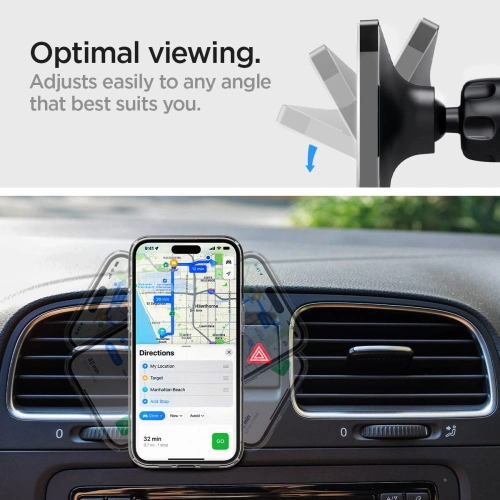 Kup Upevnění do auta s bezdrátovou nabíječkou Spigen ITM12W OneTap Pro 3 Magnetic MagSafe Vent Car Mount Wireless Charger Black - SPN2855 - {ean13} - Sklep Home Screen