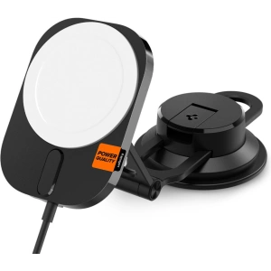 Buy Spigen ITM35W OneTap Pro 3 Magnetic MagSafe Dashboard Car Mount Wireless Charger Black - SPN2856 - {ean13} - Home Screen Store Europe