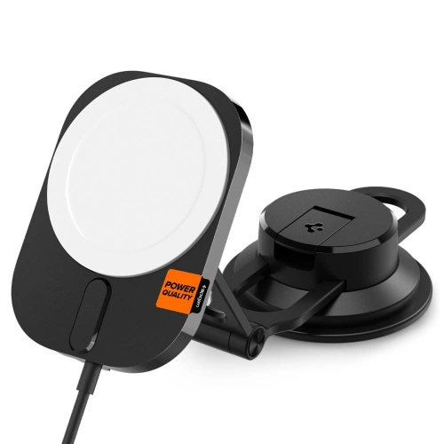 Kup Upevnění do auta s bezdrátovou nabíječkou Spigen ITM35W OneTap Pro 3 Magnetic MagSafe palubní držák do auta bezdrátová nabíječka černá - SPN2856 - {ean13} - Sklep Home Screen
