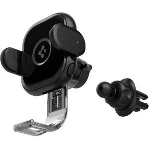 Kup Uchwyt samochodowy z ładowarką bezprzewodową Spigen UTS12W OneTap Universal Vent Car Mount Wireless Charger Black - SPN2857 - {ean13} - Sklep Home Screen
