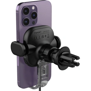 Kup Spigen Autohalterung mit drahtlosem Ladegerät UTS12W OneTap Universal Vent Car Mount Wireless Charger Black - SPN2857 - {ean13} - Sklep Home Screen