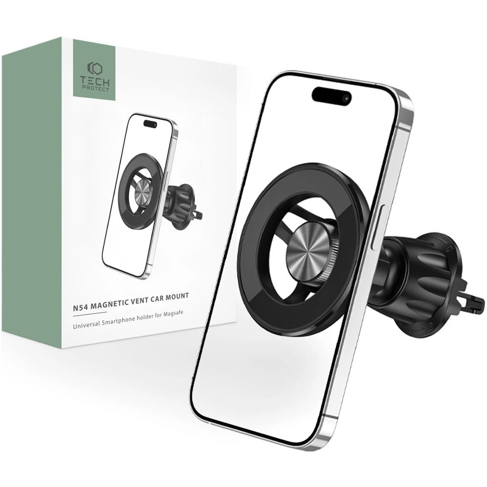 Uchwyt samochodowy Tech-Protect N54 Magnetic MagSafe Vent Car Mount Black