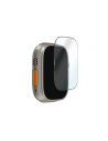 Sticlă securizată PURO Full Edge Tempered Glass Apple Watch Ultra 49mm (ramă neagră)