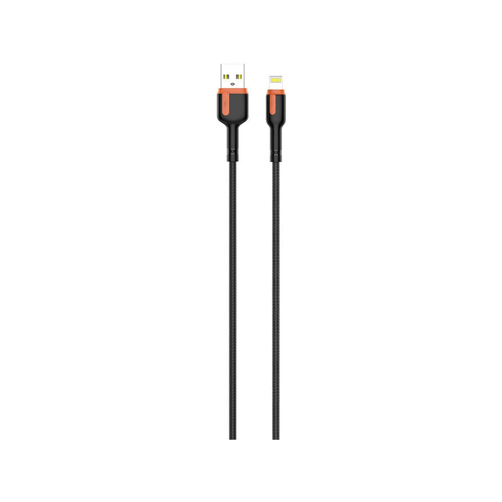 Kabel LDNIO LS531 USB-A/Lightning, 1m (szaro-pomarańczowy)