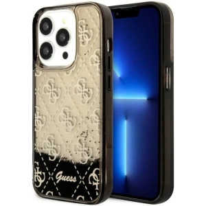 Kup Etui Guess GUHCP14LLC4PSGK Apple iPhone 14 Pro czarny/black hardcase Liquid Glitter 4G Transculent - GUE2449 - {ean13} - Sklep Home Screen