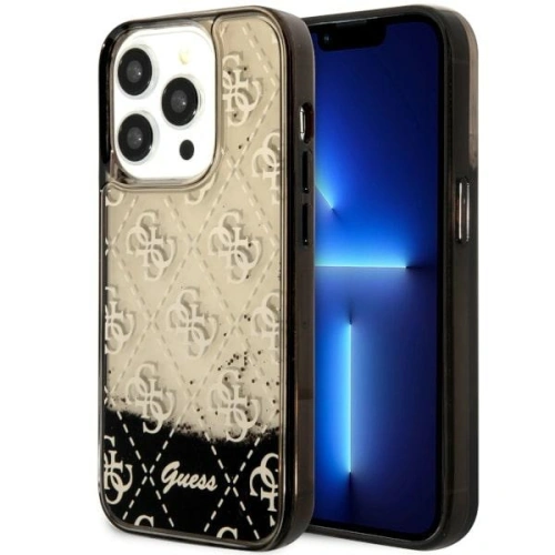 Kup Guess Apple Tasche GUHCP14LLC4PSGK iPhone 14 Pro schwarz/schwarz Hardcase Liquid Glitter 4G Transculent - GUE2449 - {ean13} - Sklep Home Screen