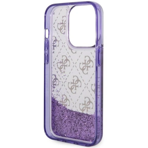 Kup Etui Guess GUHCP14LLC4PSGU Apple iPhone 14 Pro purpurowy/purple hardcase Liquid Glitter 4G Transculent - GUE2451 - {ean13} - Sklep Home Screen