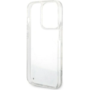 Etui Guess GUHCP14LLCSGSGH Apple iPhone 14 Pro biały/white hardcase Liquid Glitter Marble