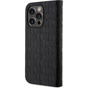 Etui Karl Lagerfeld KLBKP14LSAKLHPK Apple iPhone 14 Pro bookcase czarny/black Saffiano Monogram