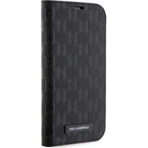 Etui Karl Lagerfeld KLBKP14LSAKLHPK Apple iPhone 14 Pro bookcase czarny/black Saffiano Monogram