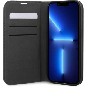 Etui Karl Lagerfeld KLBKP14LSANKCPG Apple iPhone 14 Pro bookcase srebrny/silver Saffiano Karl & Choupette