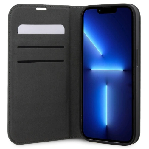 Kup Etui Karl Lagerfeld KLBKP14LSANKCPG Apple iPhone 14 Pro bookcase srebrny/silver Saffiano Karl & Choupette - KLD1529 - {ean13} - Sklep Home Screen