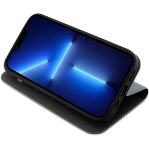 Etui Karl Lagerfeld KLBKP14LSANKCPG Apple iPhone 14 Pro bookcase srebrny/silver Saffiano Karl & Choupette