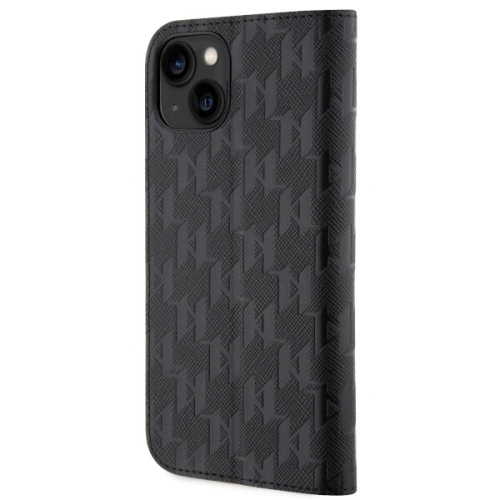 Kup Karl Lagerfeld Apple Tasche KLBKP14SSAKLHPK iPhone 14 bookcase schwarz/schwarz Saffiano Monogram - KLD1531 - {ean13} - Sklep Home Screen