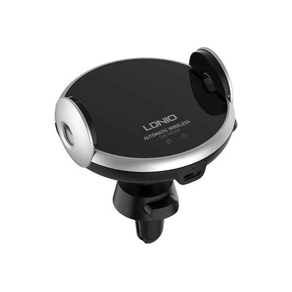 Uchwyt samochodowy z ładowarką bezprzewodową LDNIO MA02 15W (czarny)