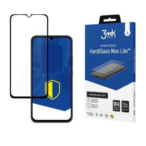 Kup 3MK Samsung Gehärtetes Glas HardGlass Max Lite Galaxy A34 5G schwarz - 3MK4836 - {ean13} - Sklep Home Screen