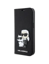 Etui Karl Lagerfeld KLBKP14SSANKCPK Apple iPhone 14 bookcase negru/black Saffiano Karl & Choupette