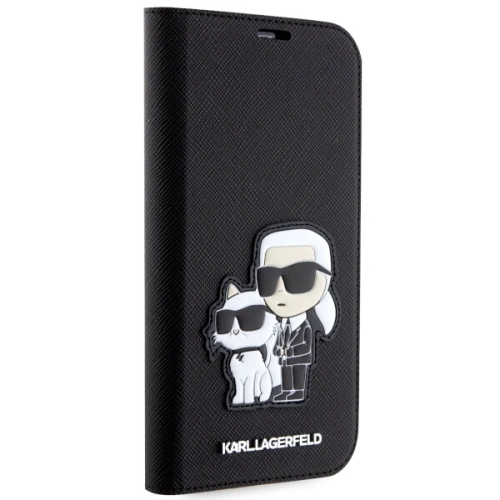 Kup Etui Karl Lagerfeld KLBKP14SSANKCPK Apple iPhone 14 bookcase negru/black Saffiano Karl & Choupette - KLD1533 - {ean13} - Sklep Home Screen