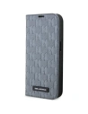 Etui Karl Lagerfeld KLBKP14XSAKLHPG Apple iPhone 14 Pro Max knižní obal stříbrný/silver Saffiano Monogram