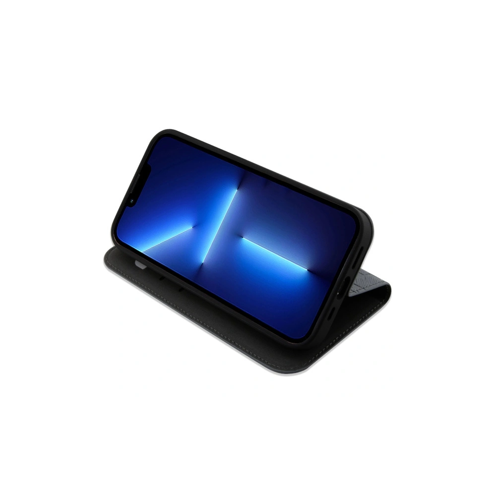 Etui Karl Lagerfeld KLBKP14XSAKLHPG Apple iPhone 14 Pro Max bookcase srebrny/silver Saffiano Monogram