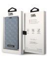 Kup Etui Karl Lagerfeld KLBKP14XSAKLHPG Apple iPhone 14 Pro Max knižní obal stříbrný/silver Saffiano Monogram - KLD1534 - {ean13} - Sklep Home Screen