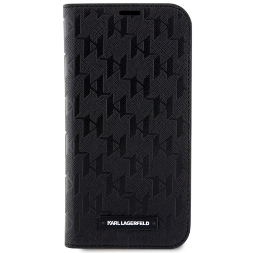 Kup Etui Karl Lagerfeld KLBKP14XSAKLHPK Apple iPhone 14 Pro Max kniha černý/black Saffiano Monogram - KLD1535 - {ean13} - Sklep Home Screen