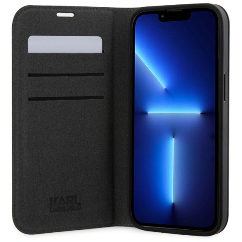 Kup Etui Karl Lagerfeld KLBKP14XSAKLHPK Apple iPhone 14 Pro Max kniha černý/black Saffiano Monogram - KLD1535 - {ean13} - Sklep Home Screen