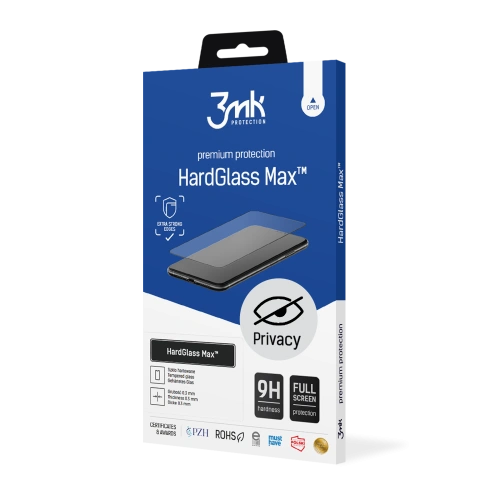 Kup Sticlă călită 3MK HardGlass Max Privacy Apple iPhone 7/8 neagră - 3MK4839 - {ean13} - Sklep Home Screen