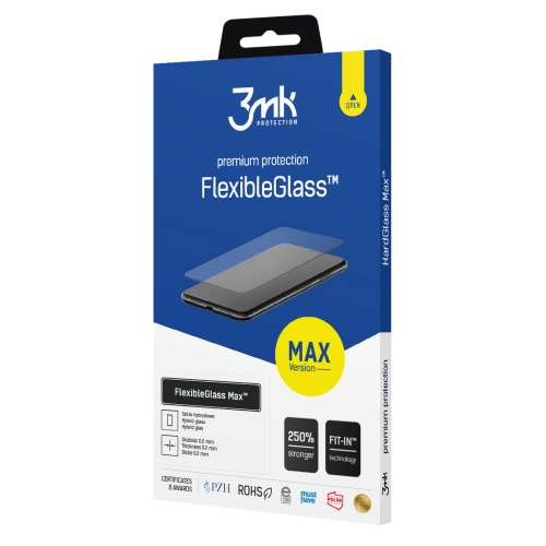 Kup Hibrid de sticlă 3MK FlexibleGlass Max Samsung Galaxy A22 5G negru - 3MK4821 - {ean13} - Sklep Home Screen