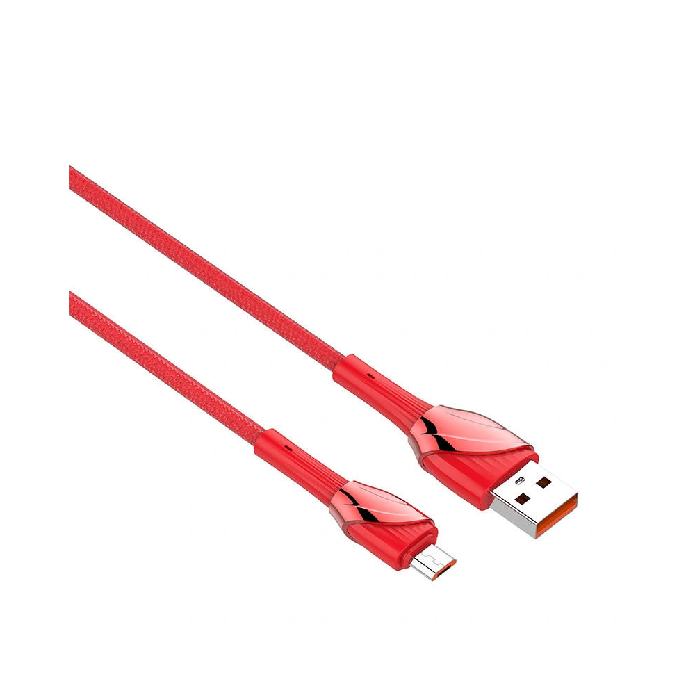 Kabel LDNIO LS661 USB-A/microUSB 1m, 30W (czerwony)