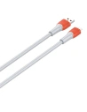 Kabel LDNIO LS604 USB-A/microUSB 4m, 30W (pomarańczowy)