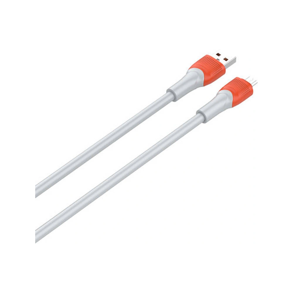 Kabel LDNIO LS603 USB-A/microUSB 3m, 30W (pomarańczowy)