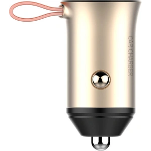 Kup Ładowarka samochodowa LDNIO C509Q, USB + USB-C, 30W + kabel USB-C/Lightning (złota) - LDN358 - {ean13} - Sklep Home Screen