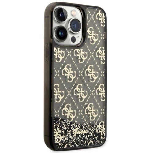 Kup Etui Guess GUHCP14XLC4PSGK Apple iPhone 14 Pro Max černý/black hardcase Liquid Glitter 4G Transculent - GUE2459 - {ean13} - Sklep Home Screen