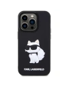 Kup Etui Karl Lagerfeld KLHCP14L3DRKHNK Apple iPhone 14 Pro czarny/black hardcase Rubber Choupette 3D - KLD1538 - {ean13} - Sklep Home Screen