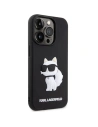Kup Karl Lagerfeld Apple Tasche KLHCP14L3DRKHNK iPhone 14 Pro schwarz/schwarz Hartschale Gummi Choupette 3D - KLD1538 - {ean13} - Sklep Home Screen