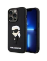 Etui Karl Lagerfeld KLHCP14L3DRKINK Apple iPhone 14 Pro fekete/black hardcase Rubber Ikonik 3D