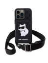Kup Karl Lagerfeld Apple Tasche KLHCP14LCSAKHPCK iPhone 14 Pro Hartschale schwarz/schwarz Crossbody Saffiano Monogram Choupette - KLD1541 - {ean13} - Sklep Home Screen