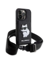 Kup Karl Lagerfeld Apple Tasche KLHCP14LCSAKHPCK iPhone 14 Pro Hartschale schwarz/schwarz Crossbody Saffiano Monogram Choupette - KLD1541 - {ean13} - Sklep Home Screen