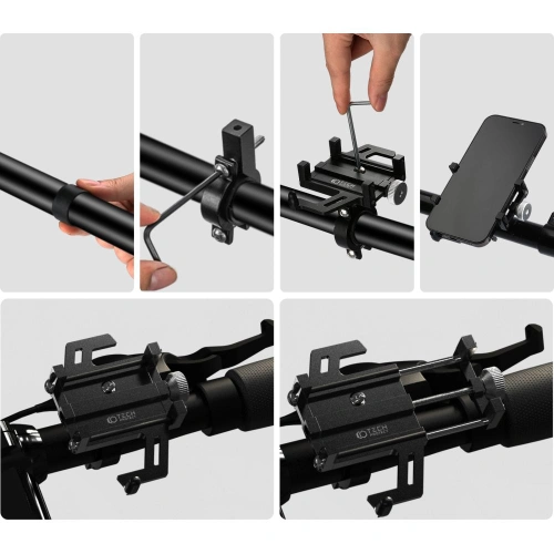 Kup Uchwyt rowerowy Tech-Protect V1 Montaj Universal pentru Bicicletă Negru/roșu - THP1920 - {ean13} - Sklep Home Screen