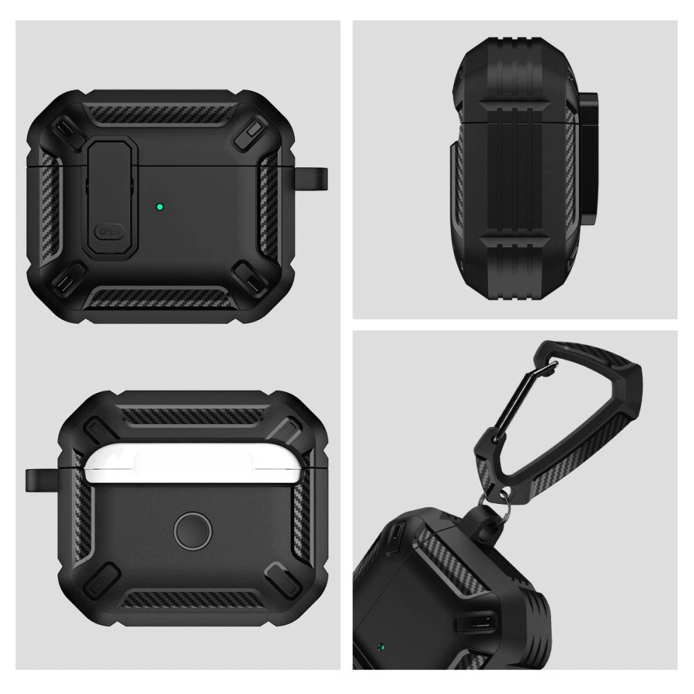 Etui Tech-Protect X-carbo Apple AirPods 3 Black