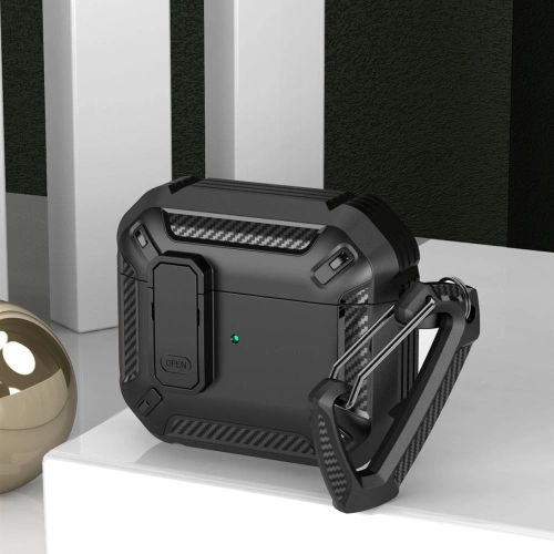 Kup Tech-Protect Apple Case X-carbo AirPods 3 Schwarz - THP1921 - {ean13} - Sklep Home Screen
