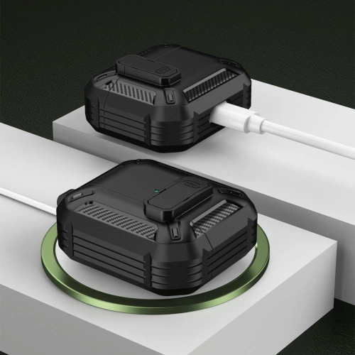 Kup Etui Tech-Protect X-carbo Apple AirPods 3 Fekete - THP1921 - {ean13} - Sklep Home Screen