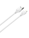 Cablul LDNIO LS543 USB-A/Lightning 2.1A, 3m (alb)
