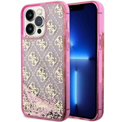 Kup Etui Guess GUHCP14XLC4PSGP Apple iPhone 14 Pro Max růžový/pink hardcase Liquid Glitter 4G Transculent - GUE2460 - {ean13} - Sklep Home Screen