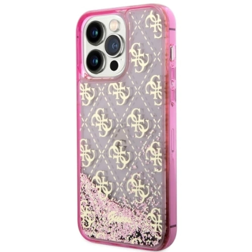Kup Etui Guess GUHCP14XLC4PSGP Apple iPhone 14 Pro Max růžový/pink hardcase Liquid Glitter 4G Transculent - GUE2460 - {ean13} - Sklep Home Screen