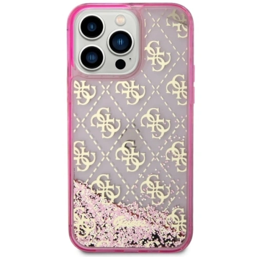 Kup Etui Guess GUHCP14XLC4PSGP Apple iPhone 14 Pro Max różowy/pink hardcase Liquid Glitter 4G Transculent - GUE2460 - {ean13} - Sklep Home Screen
