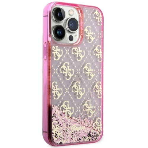 Kup Etui Guess GUHCP14XLC4PSGP Apple iPhone 14 Pro Max růžový/pink hardcase Liquid Glitter 4G Transculent - GUE2460 - {ean13} - Sklep Home Screen