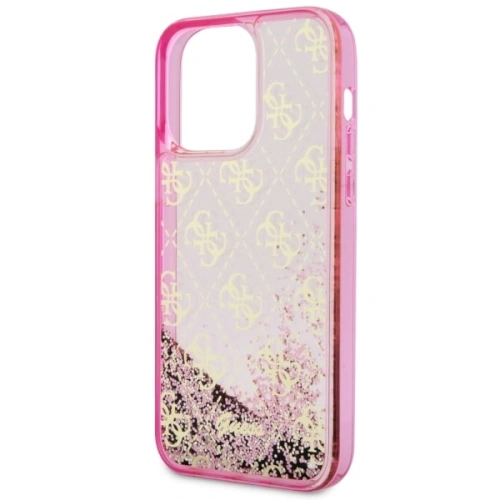 Kup Guess Apple Tasche GUHCP14XLC4PSGP iPhone 14 Pro Max rosa/rosa Hartschale Liquid Glitter 4G Transculent - GUE2460 - {ean13} - Sklep Home Screen